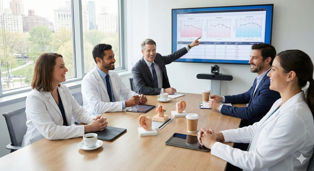 Equipo audioprotesistas