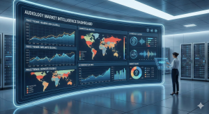 Dashboard inteligente analizando el mercado de la audiología