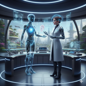 Audioprotesista hablando con la IA